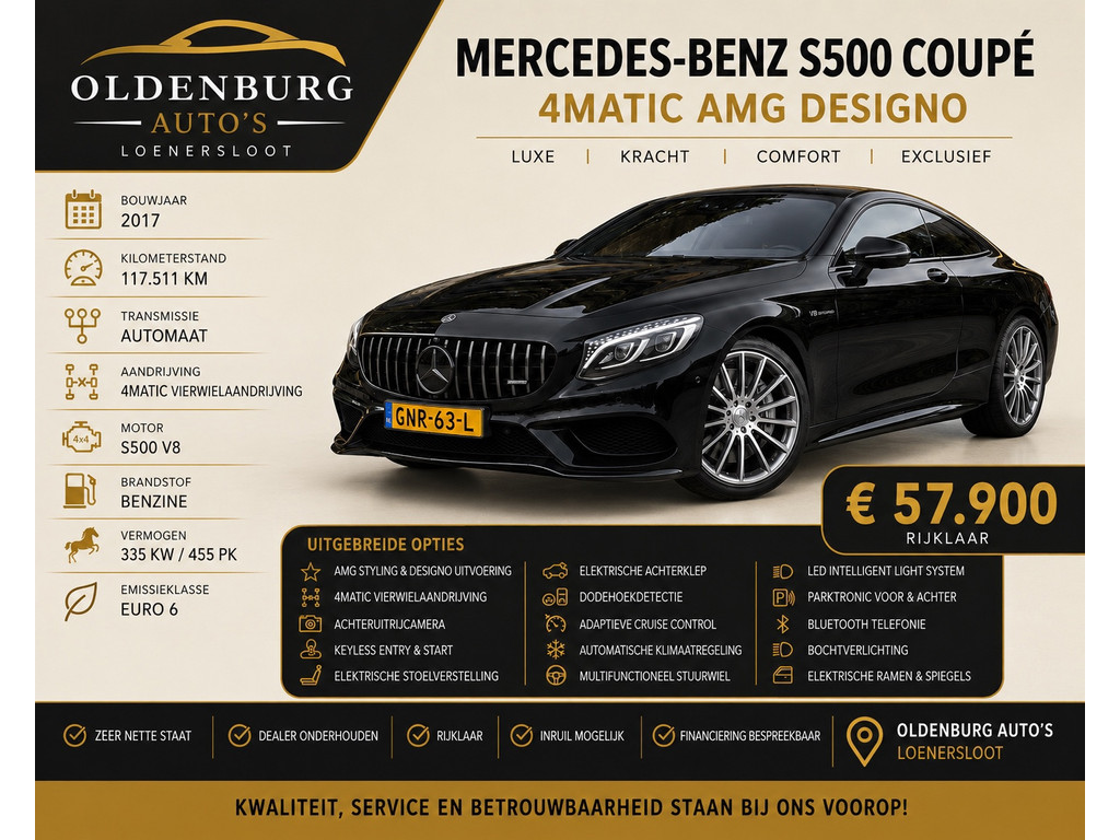Mercedes-Benz S-Klasse Coupé S 500 4Matic AMG Designo 40651689-0.jpg | Auto rijser