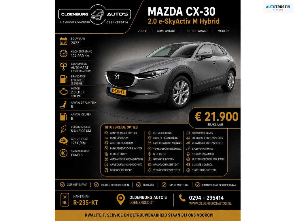 Mazda CX-30 2.0 e-SkyActiv M Hybrid 54203190-0.jpg | Auto rijser
